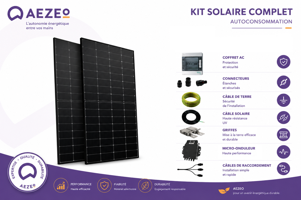 kit photovoltaïque Dualsun 1kWc micro-onduleur APS