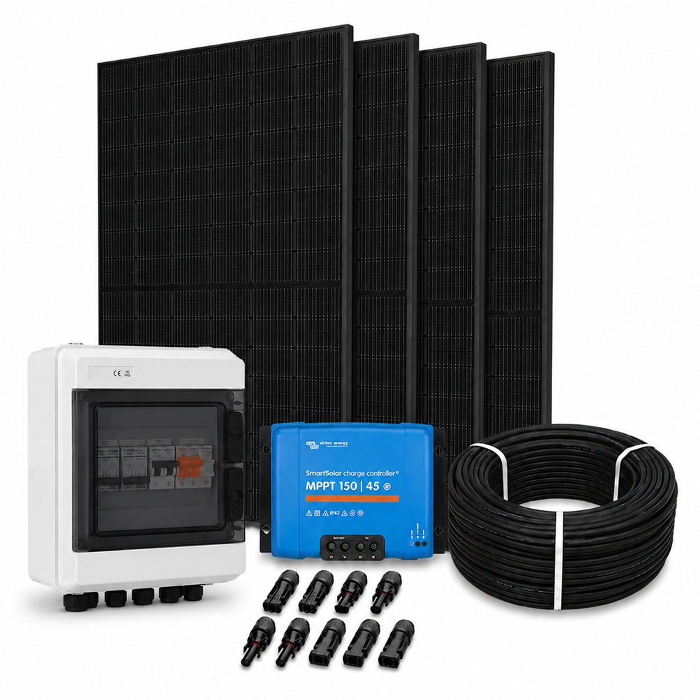 kit photovoltaïque courant continue - pour blocs batteries