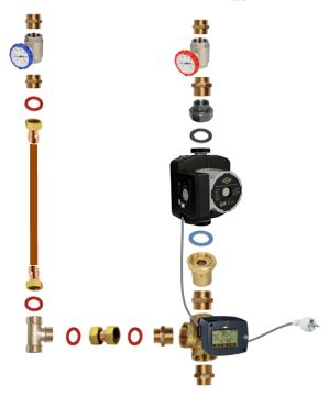Kit de circulation climatique 1 zone