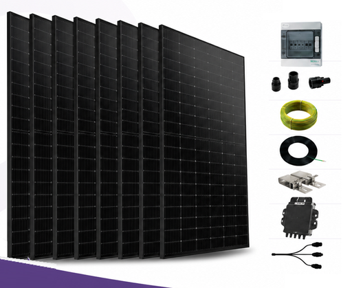 kit photovoltaïque Dualsun 4kWc micro-onduleur APS 