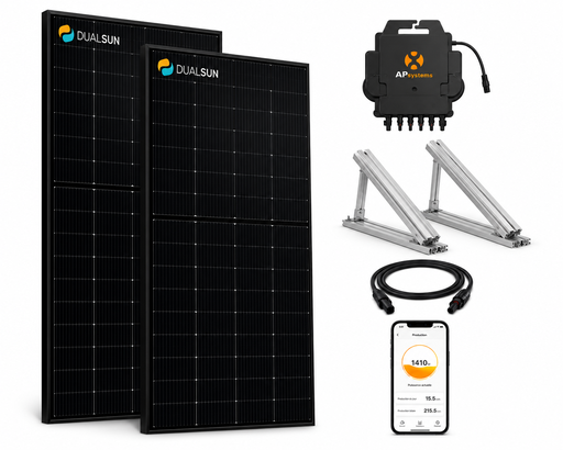 Kit Plug & Play 1kWc - Panneaux Dualsun et Micro-onduleur APSystems