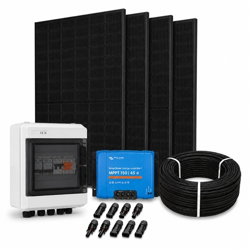 kit photovoltaïque courant continue - pour blocs batteries